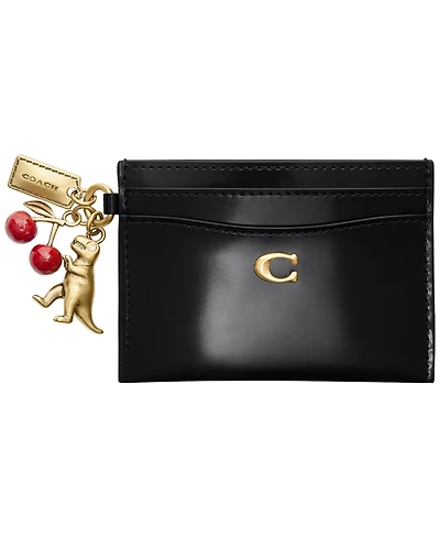 Coach Women's Spazzolato Leather Essential Card Case