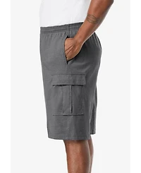 KingSize Big & Tall Lightweight Jersey Cargo Shorts