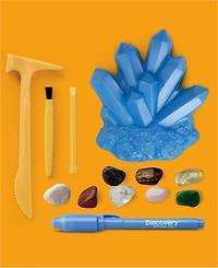 Discovery #Mindblown Glowing Gemstones Excavation Kit 4 Piece
