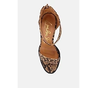 Rattle Chunky High Block Heel Sandals Women