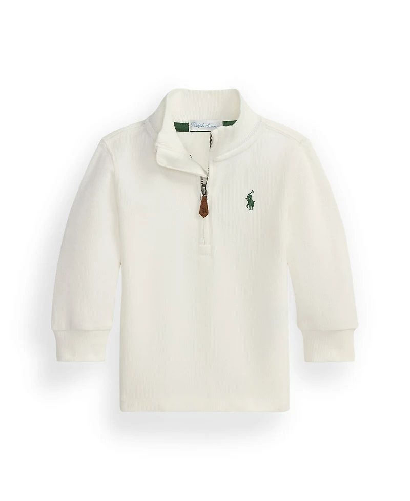 Polo Ralph Lauren Baby Boy Estate-Rib Mock Neck Sweater