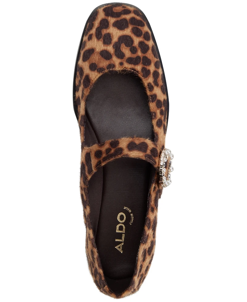 Aldo Women's Arabbella Mary Jane Almond Toe Flats