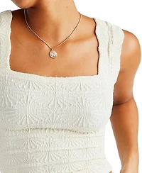 Free People Women's Love Letter Jacquard Camisole Top