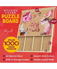 Wooden Jigsaw Puzzle Table