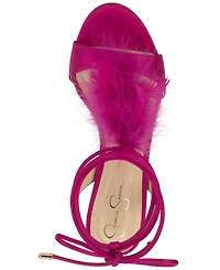 Jessica Simpson Women's Jenzin Feather Wrap Dress Sandals