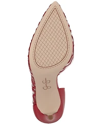 Jessica Simpson Women's Palvin Vinyl Heart Pumps