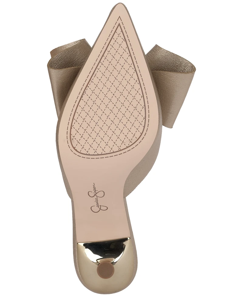 Jessica Simpson Women's Valrin Bow Stiletto Mules