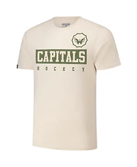Levelwear Men's Tj Oshie Khaki Washington Capitals 2024 Nhl Military Appreciation Richmond Delta Player Name Number T-Shirt