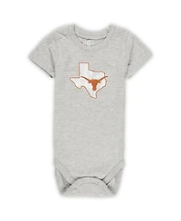 Wes & Willy Baby Boys and Girls Texas Longhorns 3-Pack Bodysuit Set