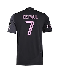 Adidas Men's Rodrigo De Paul Black Inter Miami Cf 2025 The Fortitude Kit Authentic Player Jersey
