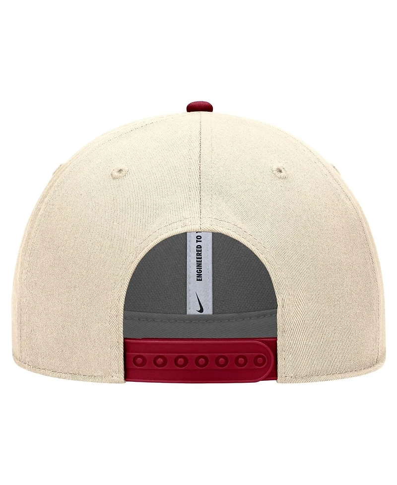 Nike Men's Natural Washington State Cougars Vintage Rise Dri-fit Adjustable Hat