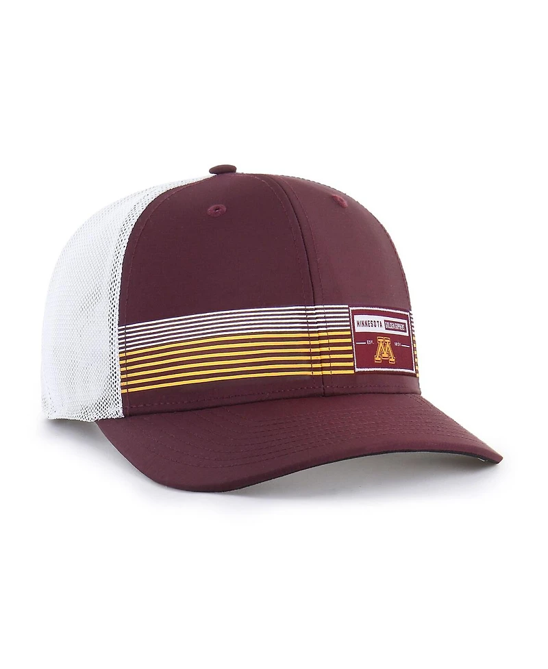'47 Brand Men's Maroon Minnesota Golden Gophers Rangefinder Brrr Trucker Adjustable Hat