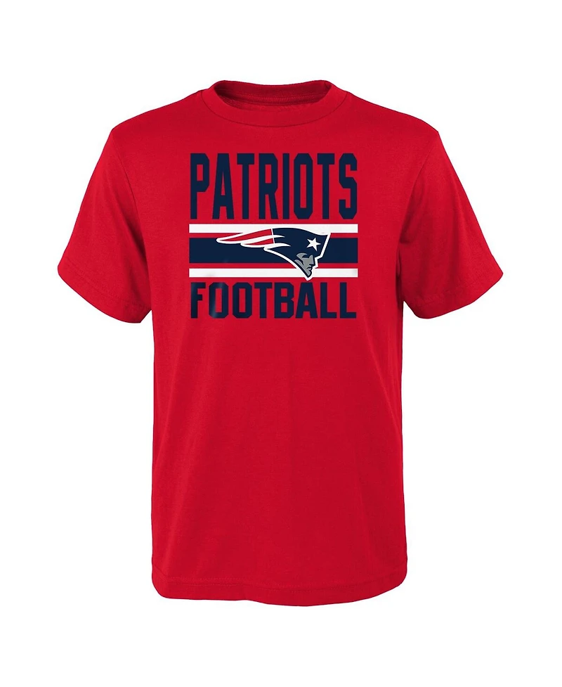 Outerstuff Preschool Navy/Red New England Patriots Fan Fave T-Shirt Combo Set