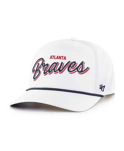 '47 Brand Men's White Atlanta Braves Brrr Fairway Hitch Adjustable Hat