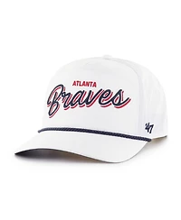 '47 Brand Men's White Atlanta Braves Brrr Fairway Hitch Adjustable Hat
