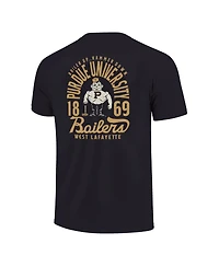 Image One Big Boys and Girls Black Purdue Boilermakers Comfort Colors Mascot Overlay T-Shirt