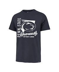 '47 Brand Men's Navy Penn State Nittany Lions Side Arm Franklin T-Shirt