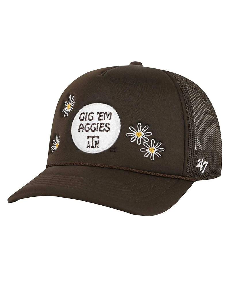 '47 Brand Women's Brown Texas A&M Aggies Tamu Radical Hitch Trucker Adjustable Hat
