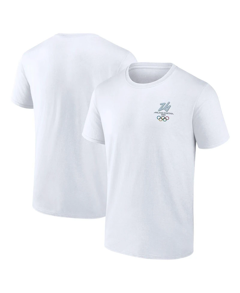 Fanatics Men's White Milano Cortina 2026 Winter Olympics Essentials T-Shirt