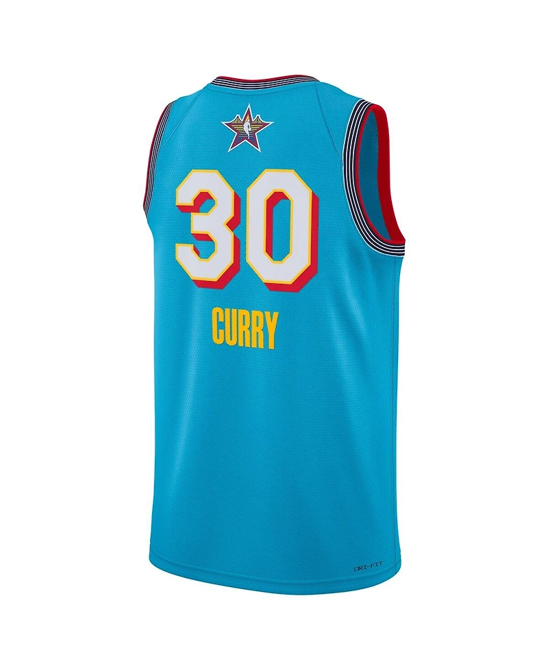 Jordan Men's and Women's Stephen Curry Light Blue 2025 Nba All-Star Game Swingman Player Jersey