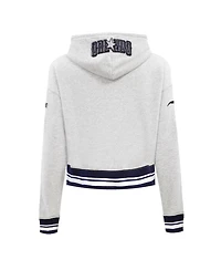 Pro Standard Women's Gray Orlando Magic 2024/25 City Edition Cropped Pullover Hoodie