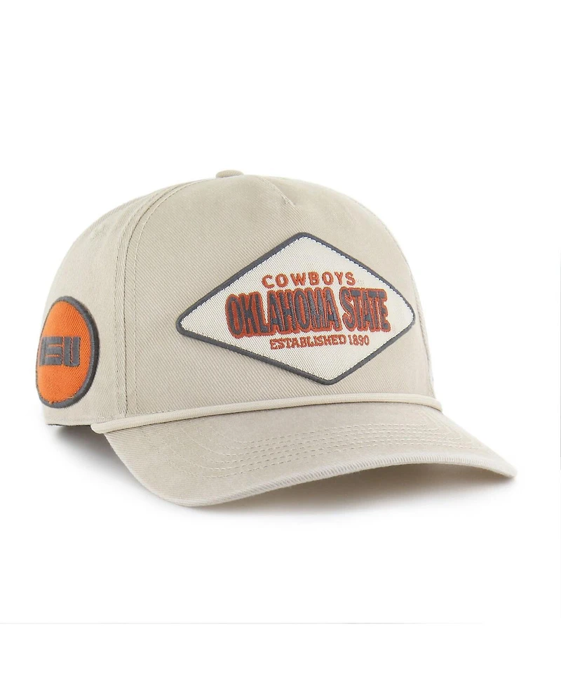 '47 Brand Men's and Women's Cream Oklahoma State Cowboys Outdoorsmen Cairn Hitch Adjustable Hat