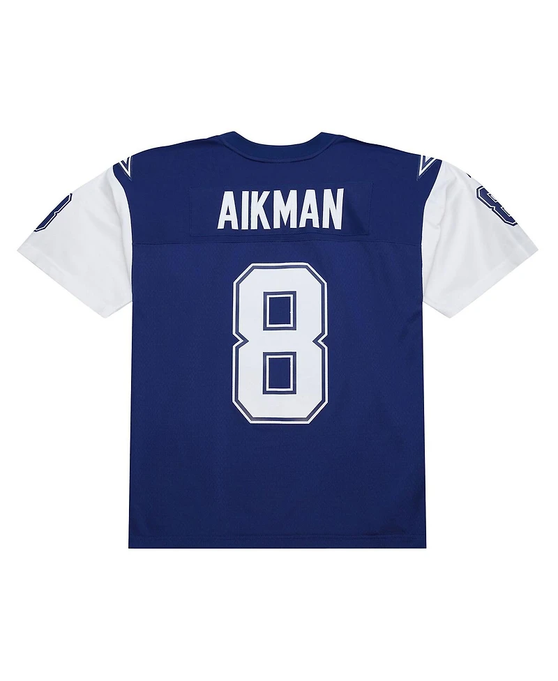 Mitchell & Ness Men's Troy Aikman Navy Dallas Cowboys 1995 Legacy Replica Jersey