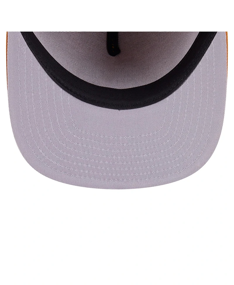 New Era Men's Orange Athletics Color Pack A-Frame 59FIFTY Fitted Hat