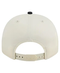 New Era Men's Cream/Navy Georgia Tech Yellow Jackets Vintage Chainstitch 9FIFTY A-Frame Snapback Hat
