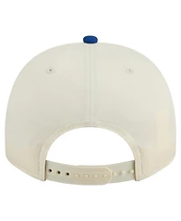 New Era Men's Cream/Royal Boise State Broncos Vintage Chainstitch 9FIFTY A-Frame Snapback Hat