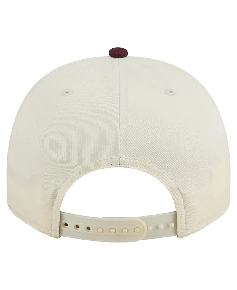 New Era Men's Cream/Maroon Arizona State Sun Devils Vintage Chainstitch 9FIFTY A-Frame Snapback Hat