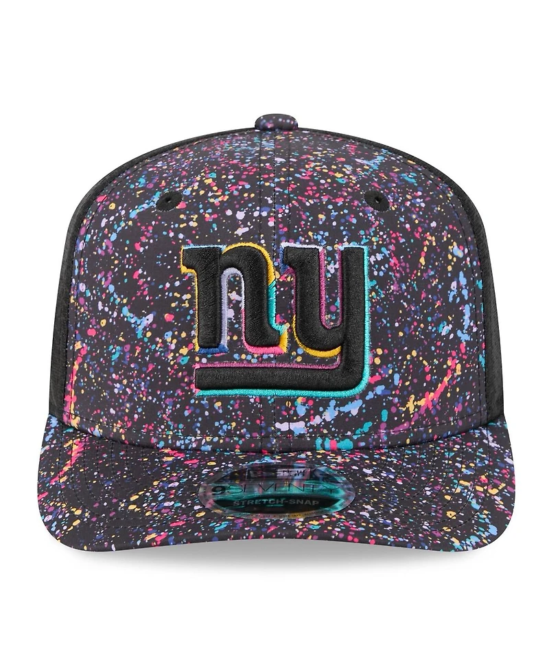 New Era Men's Black New York Giants 2025 Nfl Crucial Catch 9SEVENTY Adjustable Hat