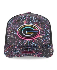 New Era Men's Black Green Bay Packers 2025 Nfl Crucial Catch 9SEVENTY Adjustable Hat