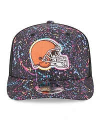 New Era Men's Black Cleveland Browns 2025 Nfl Crucial Catch 9SEVENTY Adjustable Hat