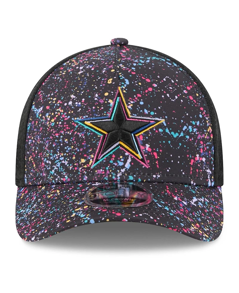 New Era Men's Black Dallas Cowboys 2025 Nfl Crucial Catch 9FORTY Adjustable Hat