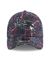 New Era Men's Black England Patriots 2025 Nfl Crucial Catch 39THIRTY Flex Hat