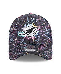 New Era Men's Black Miami Dolphins 2025 Nfl Crucial Catch 39THIRTY Flex Hat