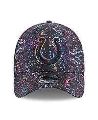 New Era Men's Black Indianapolis Colts 2025 Nfl Crucial Catch 39THIRTY Flex Hat