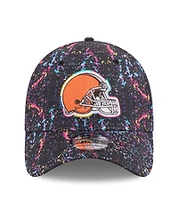 New Era Men's Black Cleveland Browns 2025 Nfl Crucial Catch 39THIRTY Flex Hat