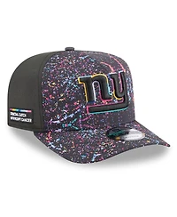 New Era Men's Black New York Giants 2025 Nfl Crucial Catch A-Frame 9FIFTY Snapback Hat