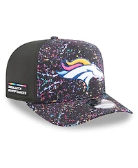 New Era Men's Black Denver Broncos 2025 Nfl Crucial Catch A-Frame 9FIFTY Snapback Hat