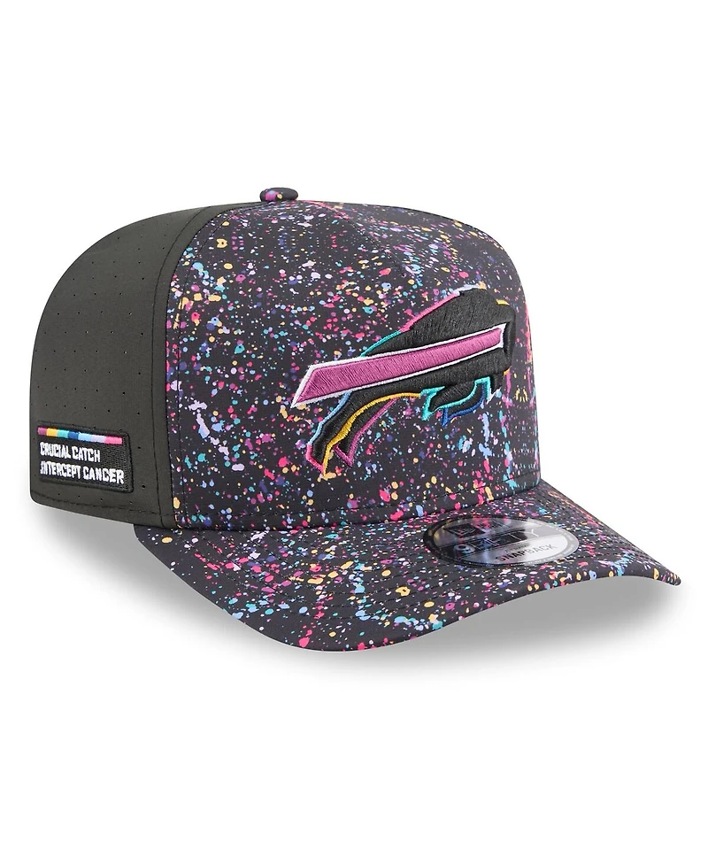 New Era Men's Black Buffalo Bills 2025 Nfl Crucial Catch A-Frame 9FIFTY Snapback Hat