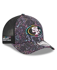New Era Men's Black San Francisco 49ers 2025 Nfl Crucial Catch 9FORTY Adjustable Hat