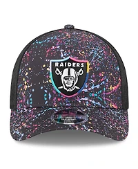 New Era Big Boys and Girls Black Las Vegas Raiders 2025 Nfl Crucial Catch 9FORTY Adjustable Hat