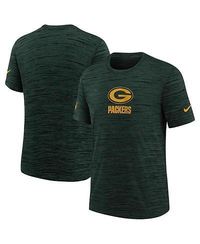 Nike Big Boys and Girls Green Bay Packers Sideline Velocity Performance T-Shirt