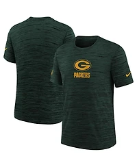 Nike Big Boys and Girls Green Bay Packers Sideline Velocity Performance T-Shirt