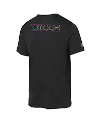 Nike Big Boys and Girls Black Buffalo Bills 2025 Nfl Crucial Catch Tri-Blend Dri-fit T-Shirt