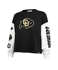 '47 Brand Women's Black Colorado Buffaloes Sydney Long Sleeve T-Shirt