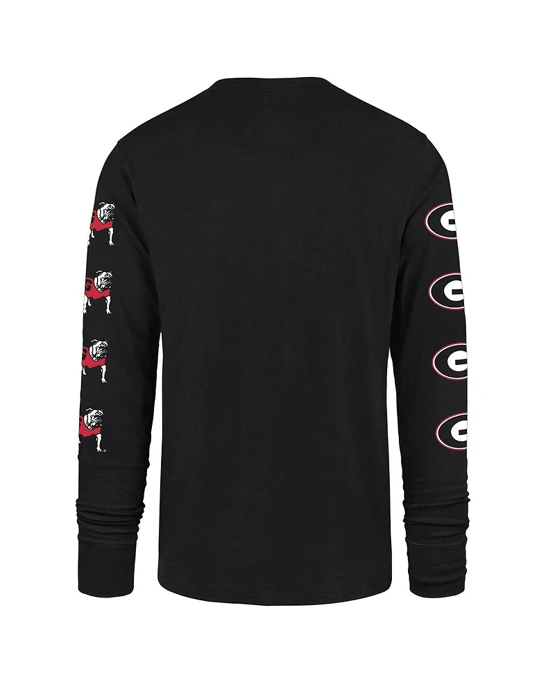 '47 Brand Men's Black Georgia Bulldogs Go Big Long Sleeve T-Shirt