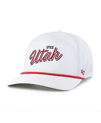 '47 Brand Men's White Utah Utes Fairway Hitch Adjustable Hat